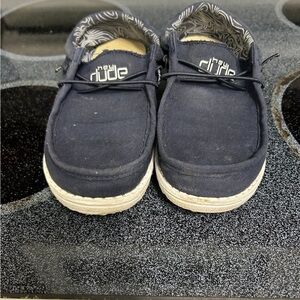 Hey Dude Kids Navy Shoes Size Big Kids 2